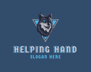 Gaming Wolf Avatar logo design