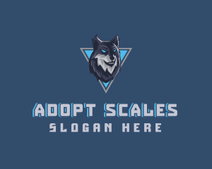 Gaming Wolf Avatar logo design