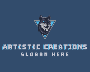 Gaming Wolf Avatar logo design