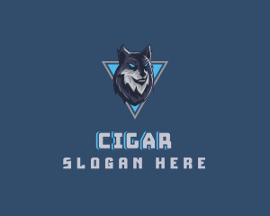 Gaming Wolf Avatar logo design