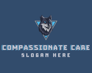 Gaming Wolf Avatar logo design