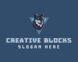 Gaming Wolf Avatar logo design