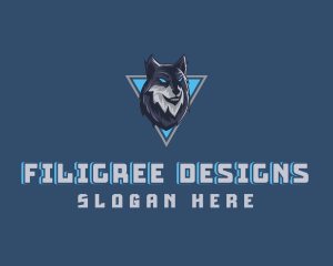 Gaming Wolf Avatar logo design