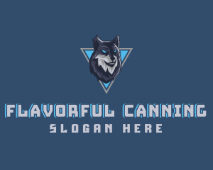 Gaming Wolf Avatar logo design