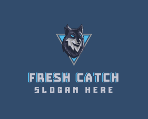 Gaming Wolf Avatar logo design