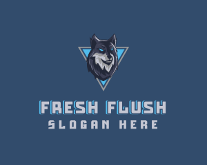 Gaming Wolf Avatar logo design