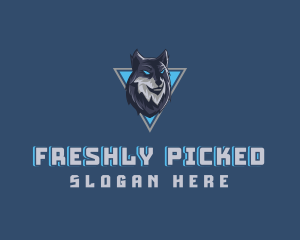 Gaming Wolf Avatar logo design