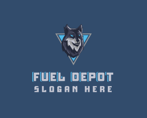 Gaming Wolf Avatar logo design