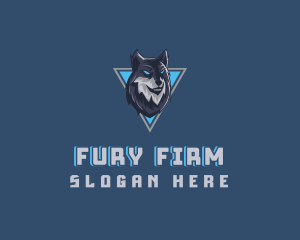 Gaming Wolf Avatar logo design