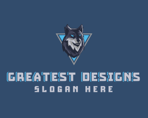 Gaming Wolf Avatar logo design