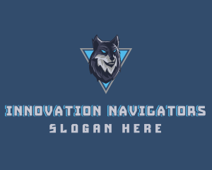 Gaming Wolf Avatar logo design