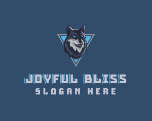 Gaming Wolf Avatar logo design