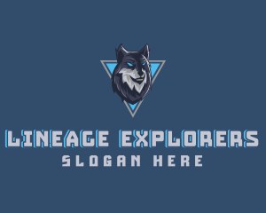 Gaming Wolf Avatar logo design