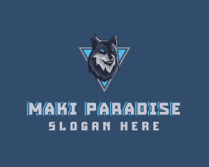 Gaming Wolf Avatar logo design