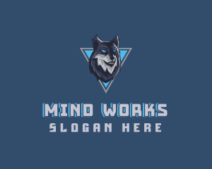 Gaming Wolf Avatar logo design