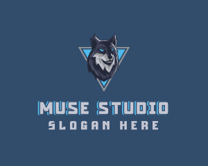 Gaming Wolf Avatar logo design