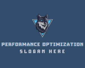 Gaming Wolf Avatar logo design