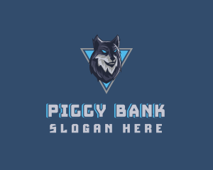 Gaming Wolf Avatar logo design