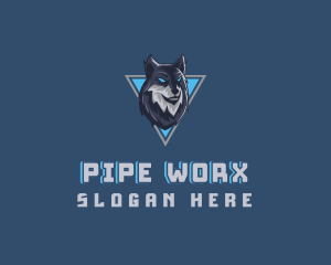 Gaming Wolf Avatar logo design