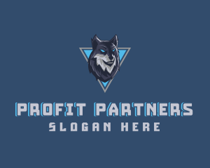 Gaming Wolf Avatar logo design