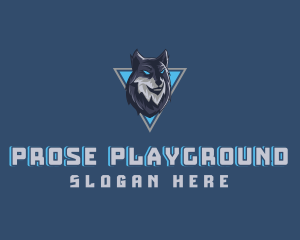 Gaming Wolf Avatar logo design