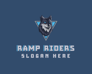 Gaming Wolf Avatar logo design