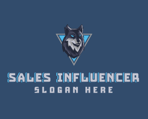 Gaming Wolf Avatar logo design