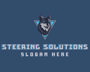 Gaming Wolf Avatar logo design