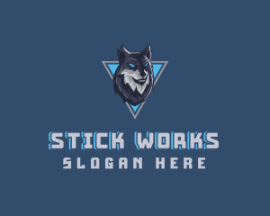 Gaming Wolf Avatar logo design