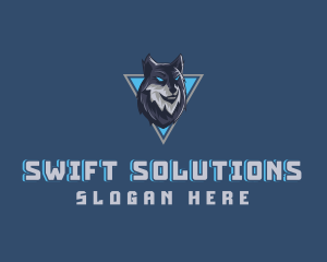 Gaming Wolf Avatar logo design