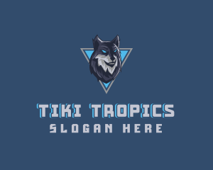 Gaming Wolf Avatar logo design