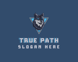 Gaming Wolf Avatar logo design