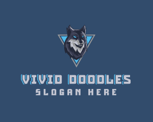 Gaming Wolf Avatar logo design