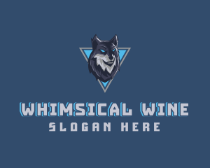 Gaming Wolf Avatar logo design