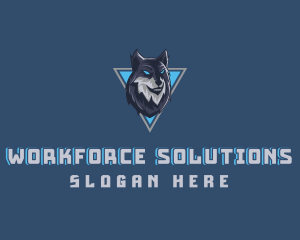 Gaming Wolf Avatar logo design