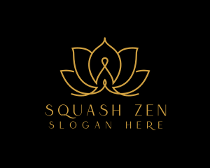  Lotus Flower Meditation Yoga  logo design