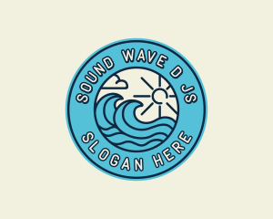 Coastal Waves Resort logo design