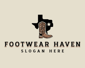 Cowboy Boot Rodeo logo design