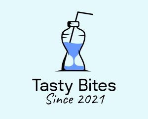 Hourglass Bottle Juice logo