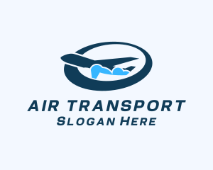 Logistics Cargo Airplane logo design