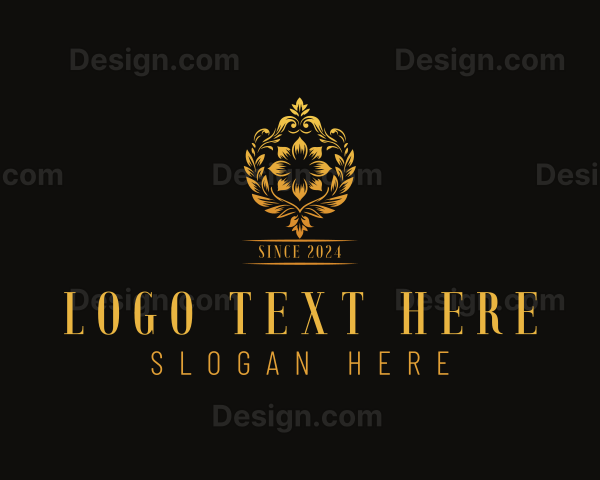 Wreath Flower Styling Logo