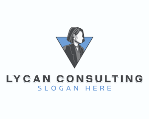 Female Administrative Executive logo design