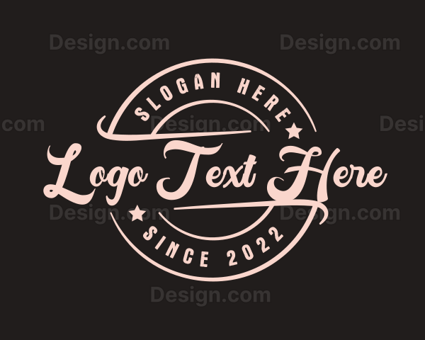 Retro Casual Brand Logo