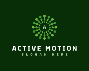 Motion Spiral Spin logo design