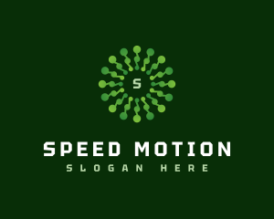 Motion Spiral Spin logo design