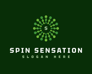 Motion Spiral Spin logo design