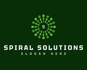 Motion Spiral Spin logo design