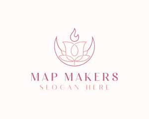 Artisanal Floral Candle logo design