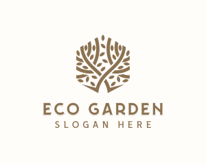 Eco Garden Planting logo design