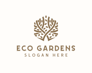 Eco Garden Planting logo design